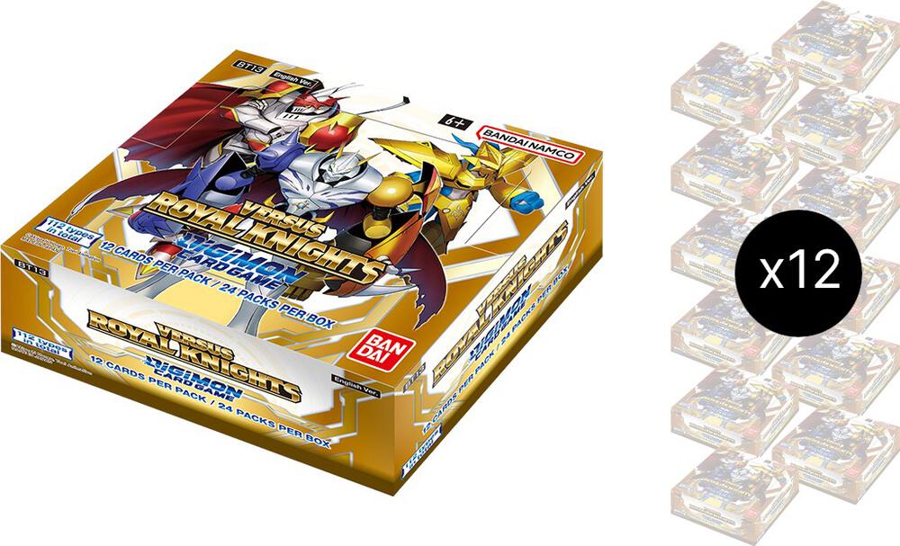 Digimon Card Game Versus Royal Knight Booster Box Case sealed box