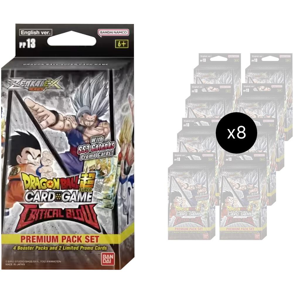 Dragon Ball Super Card Game Critical Blow Critical Blow Premium Pack Set 13 Display booster pack