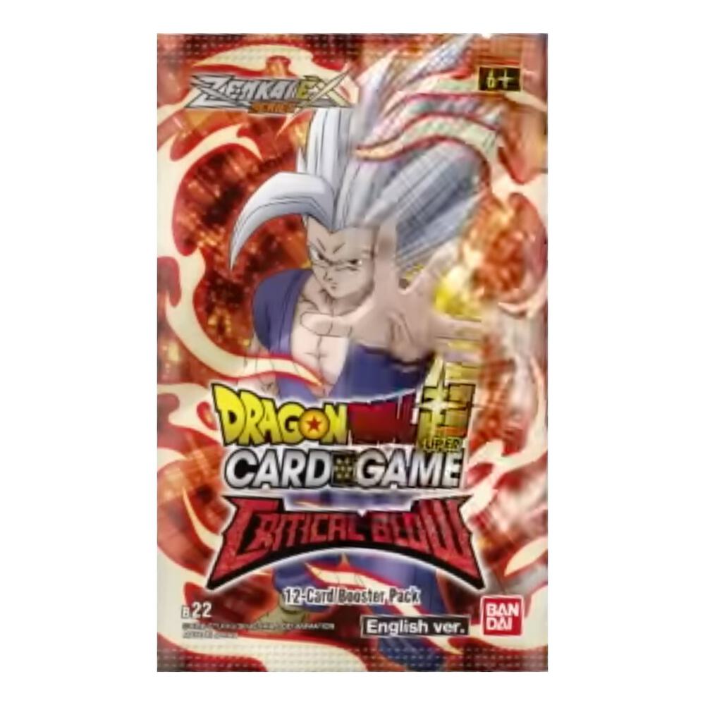 Dragon Ball Super Card Game Critical Blow Critical Blow Booster Pack booster pack