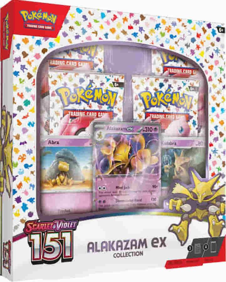 Pokemon TCG 151 151 Alakazam ex Collection sealed box