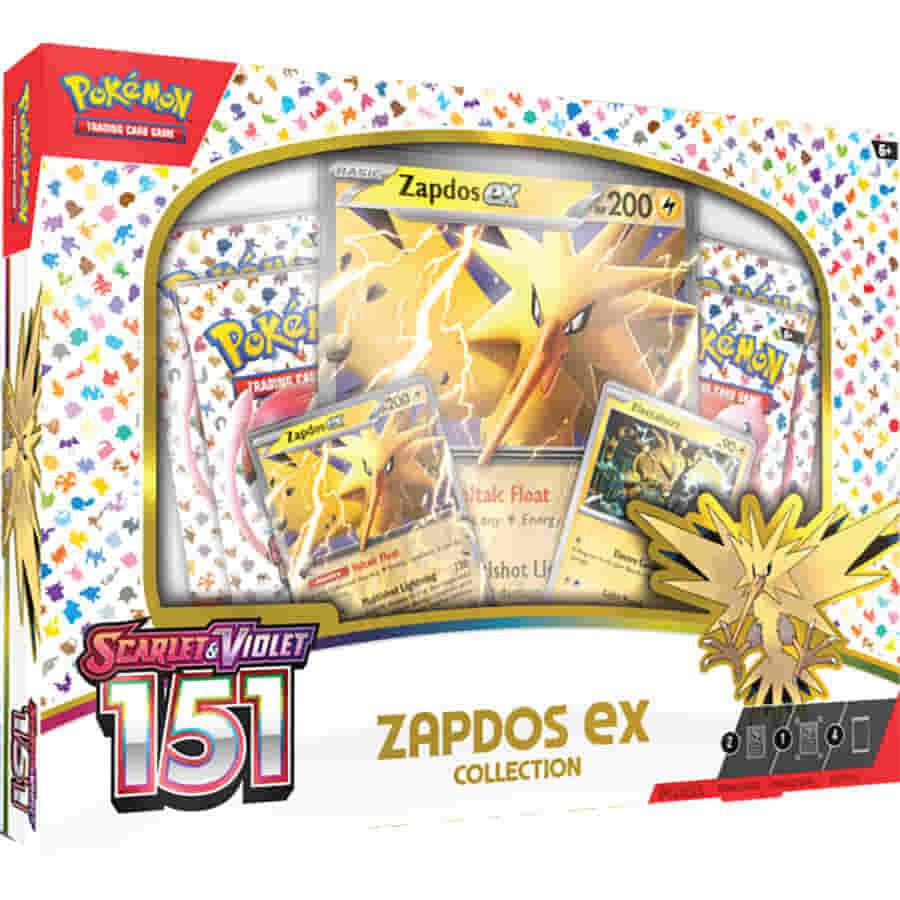 Pokemon TCG 151 151 Zapdos ex Collection sealed box