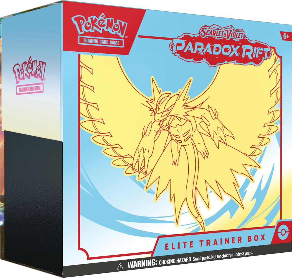 Pokemon TCG Paradox Rift Paradox Rift Elite Trainer Box Roaring Moon sealed box