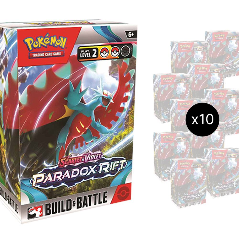 Pokemon TCG Paradox Rift Paradox Rift Build and Battle Box Display sealed box