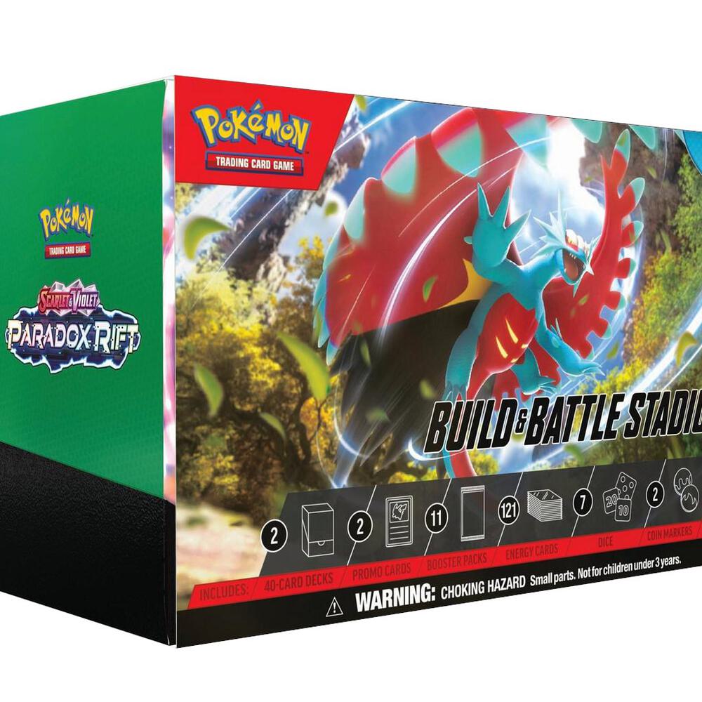 Pokemon TCG Paradox Rift Paradox Rift Build and Battle Stadium trading card product