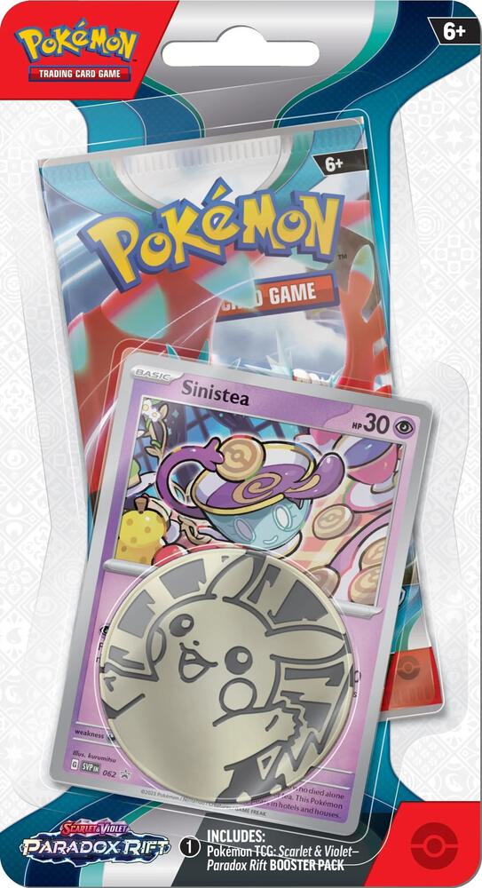 Pokemon TCG Paradox Rift Paradox Rift Single Pack Blister Sinistea booster pack