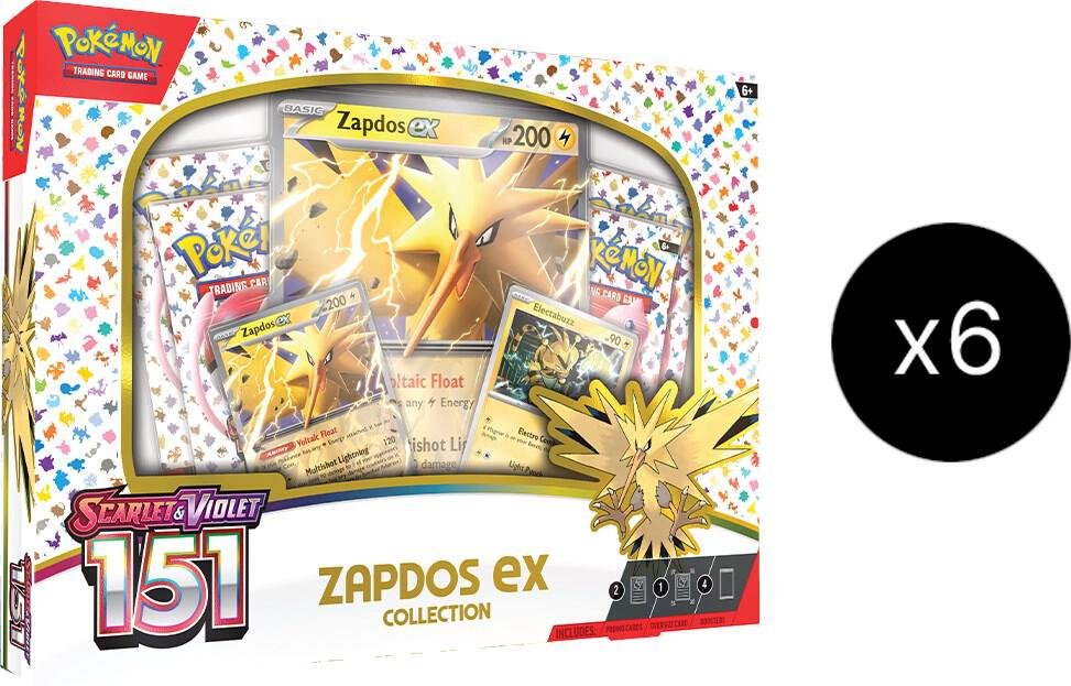 Pokemon TCG 151 151 Collection Zapdos ex Case sealed box