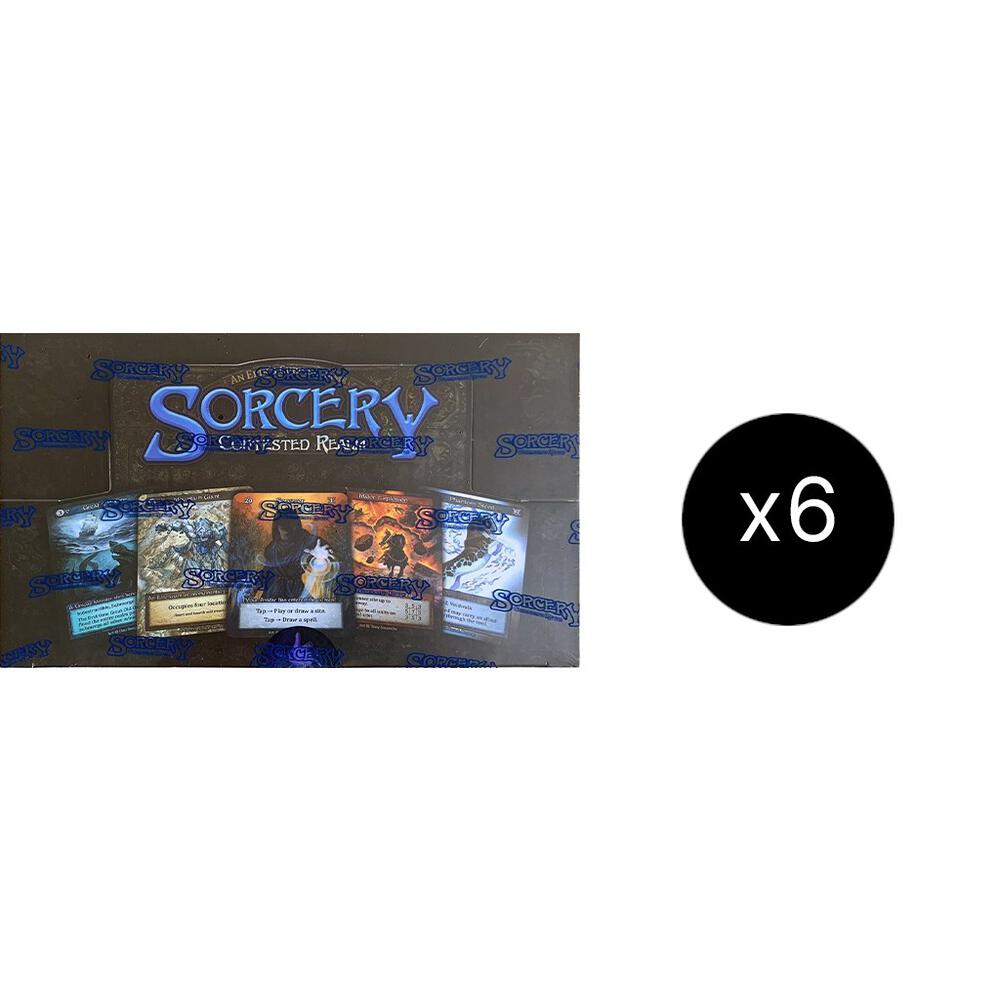 Sorcery Contested Realm TCG Alpha Alpha Booster Box Case sealed box