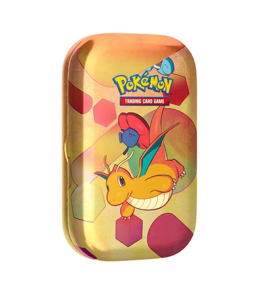 Pokemon TCG 151 151 Mini Tin Dragonite and Vileplume trading card product