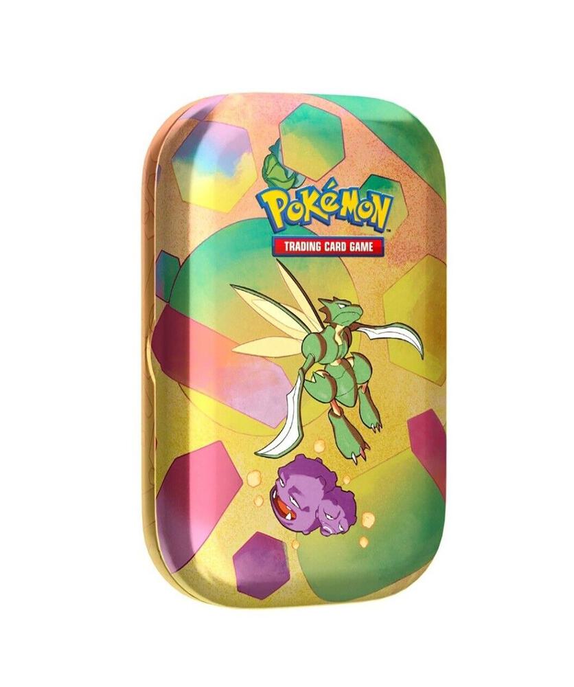 Pokemon TCG 151 151 Mini Tin Weezing and Scyther trading card product