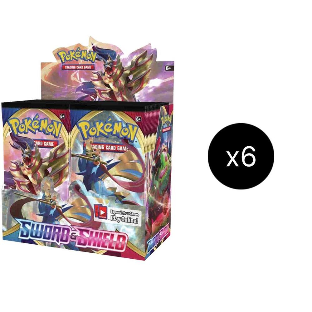 Pokemon TCG Sword and Shield Sword and Shield Booster Box Case sealed box