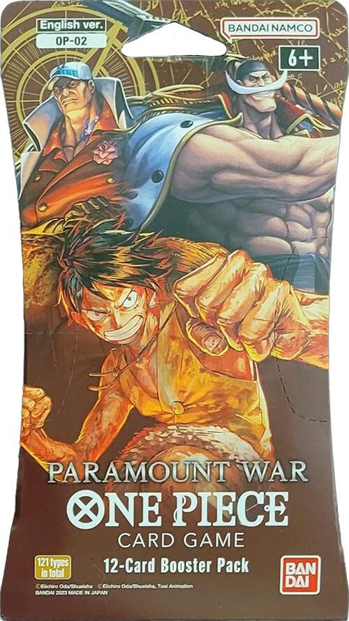 One Piece Card Game Paramount War Paramount War Sleeved Booster Pack booster pack