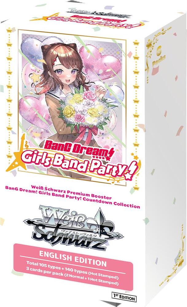 Weiss Schwarz BanG Dream Girls Band Party Countdown Collection Premium Booster BanG Dream Girls Band Party Countdown Collection Premium Booster Box sealed box