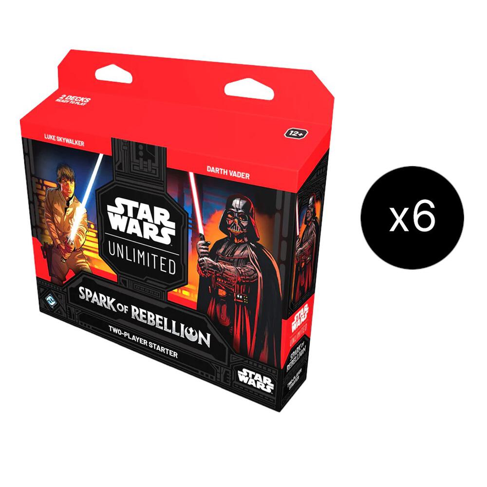 Star Wars Unlimited Spark of Rebellion Spark of Rebellion Two Player Starter Case sealed box