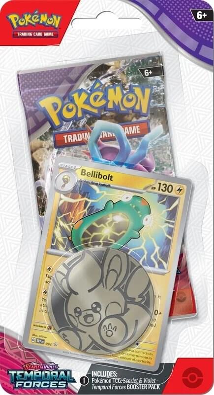 Pokemon TCG Temporal Forces Temporal Forces Single Pack Blister Bellibolt booster pack