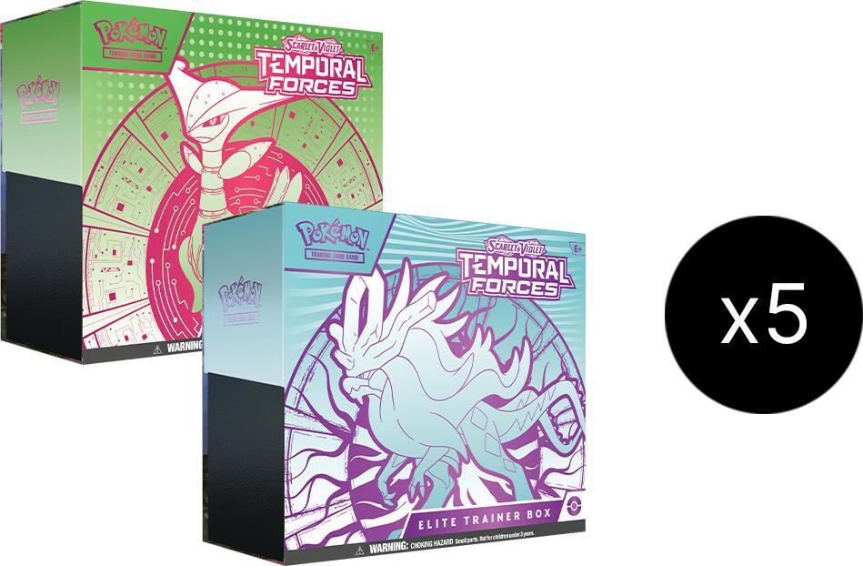 Pokemon TCG Temporal Forces Temporal Forces Elite Trainer Box Case sealed box