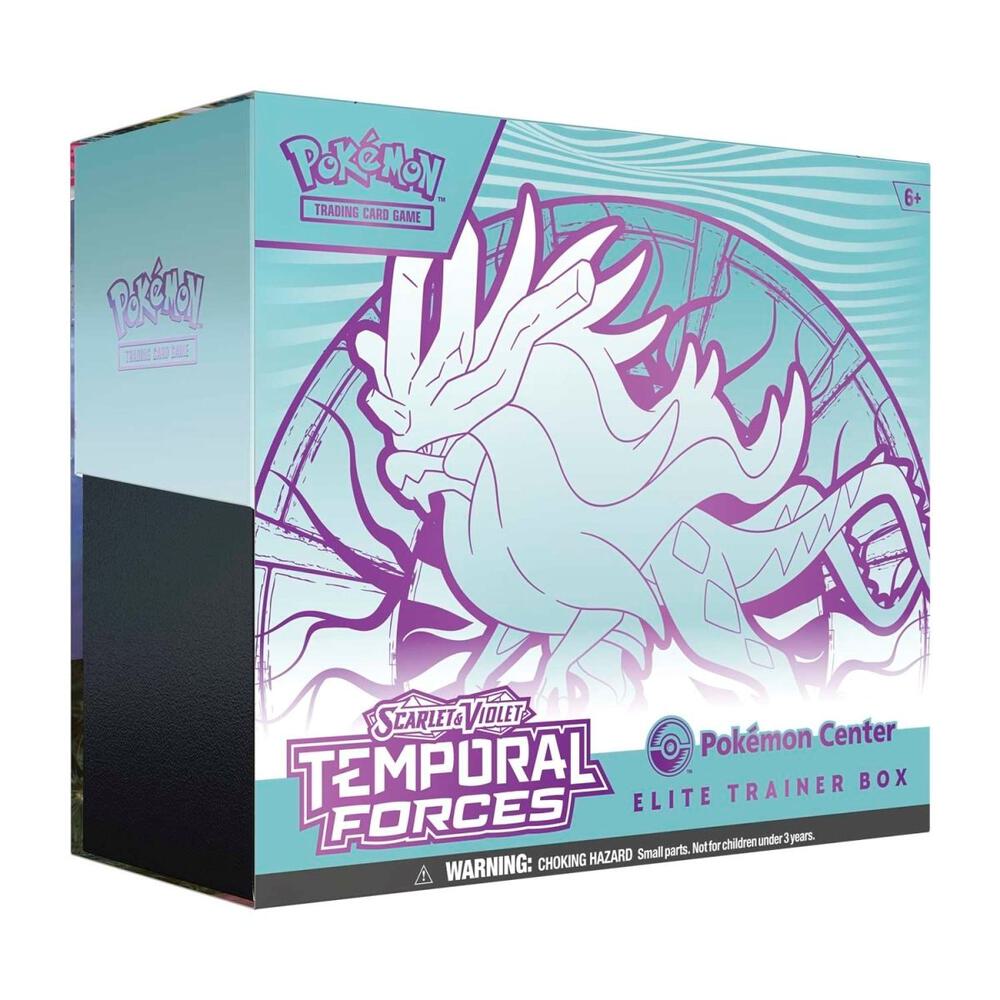 Pokemon TCG Temporal Forces Temporal Forces Pokemon Center Elite Trainer Box Exclusive Walking Wake sealed box