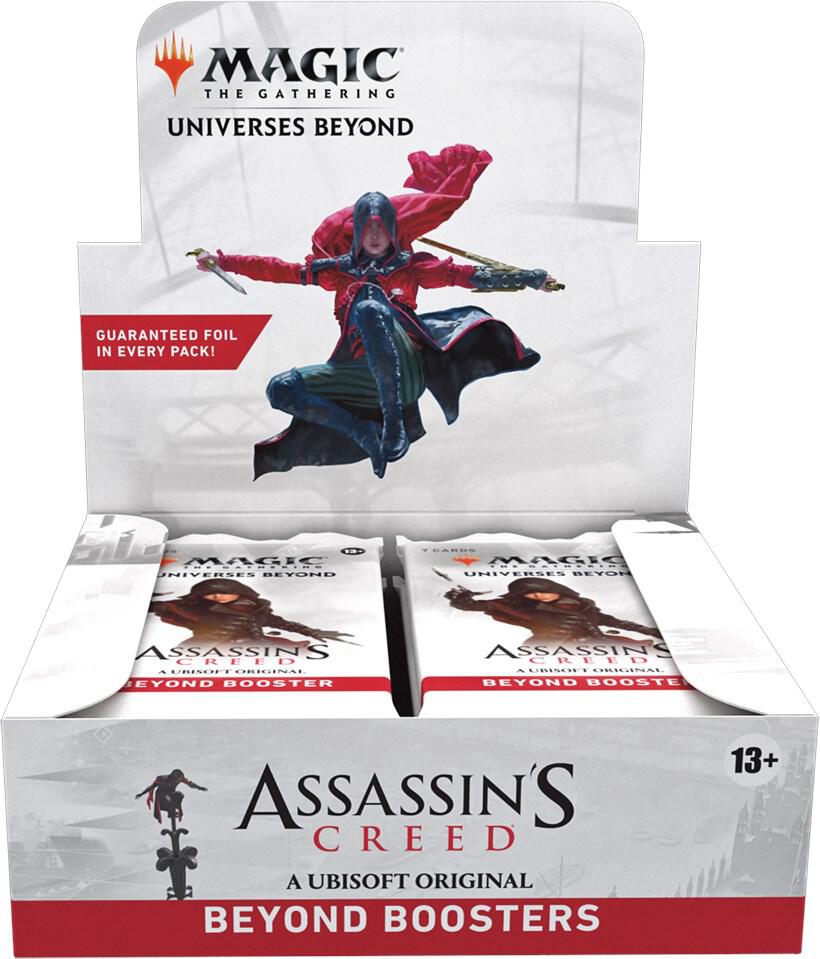 Magic the Gathering Universes Beyond Assassins Creed Universes Beyond Assassins Creed Beyond Booster Display booster pack