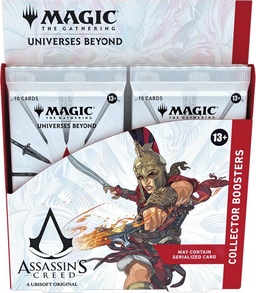 Magic the Gathering Universes Beyond Assassins Creed Universes Beyond Assassins Creed Collector Booster Display booster pack