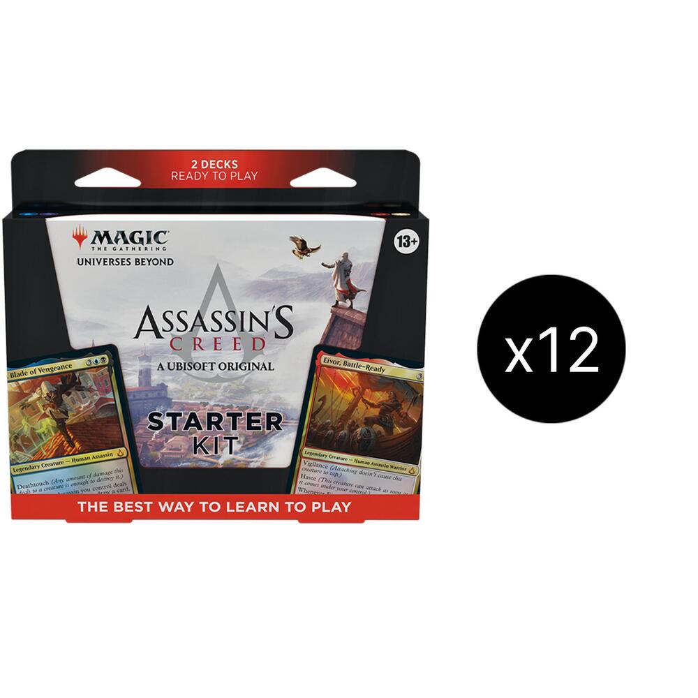 Magic the Gathering Universes Beyond Assassins Creed Universes Beyond Assassins Creed Starter Kit Case sealed box