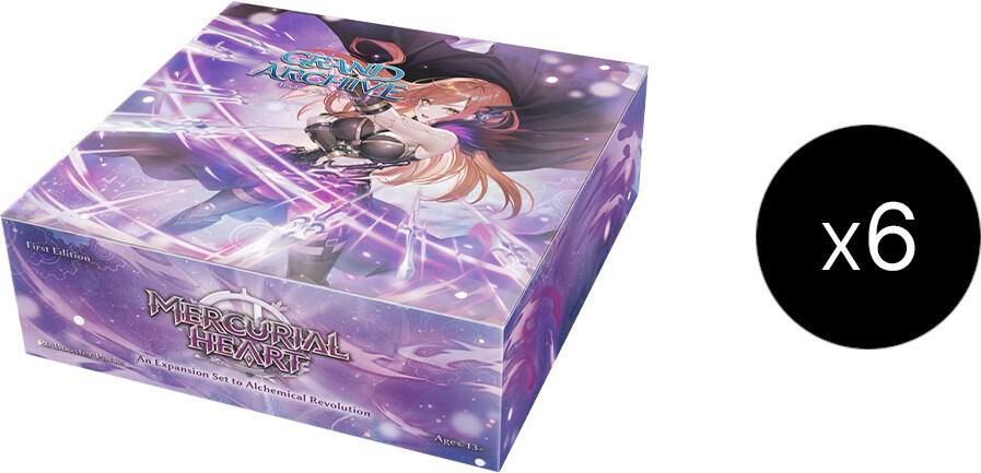 Grand Archive TCG Mercurial Heart Mercurial Heart 1st Edition Booster Box Case sealed box