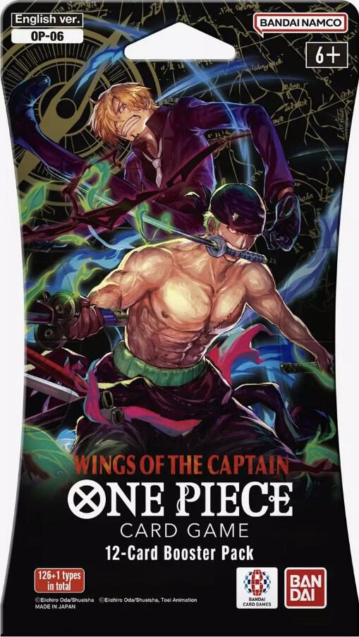 One Piece Card Game Wings of the Captain Wings of the Captain Sleeved Booster Pack booster pack
