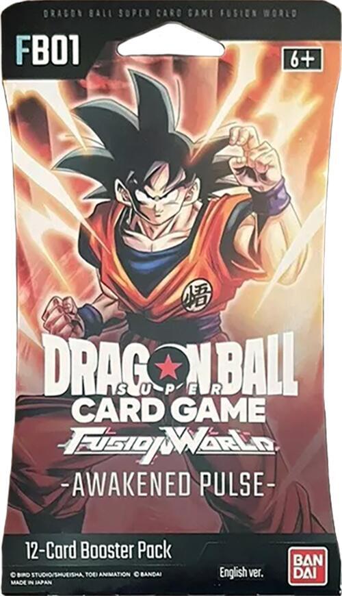 Dragon Ball Super Card Game Awakened Pulse Awakened Pulse Sleeved Booster Pack Son Goku booster pack