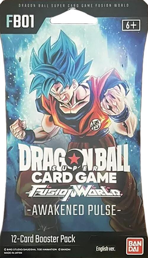 Dragon Ball Super Card Game Awakened Pulse Awakened Pulse Sleeved Booster Pack Son Goku Awakened booster pack