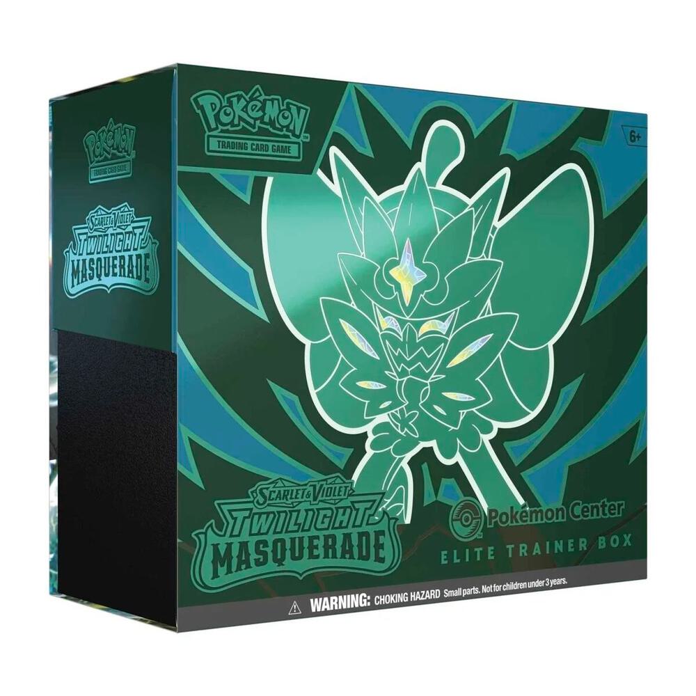 Pokemon TCG Twilight Masquerade Twilight Masquerade Pokemon Center Elite Trainer Box Exclusive sealed box