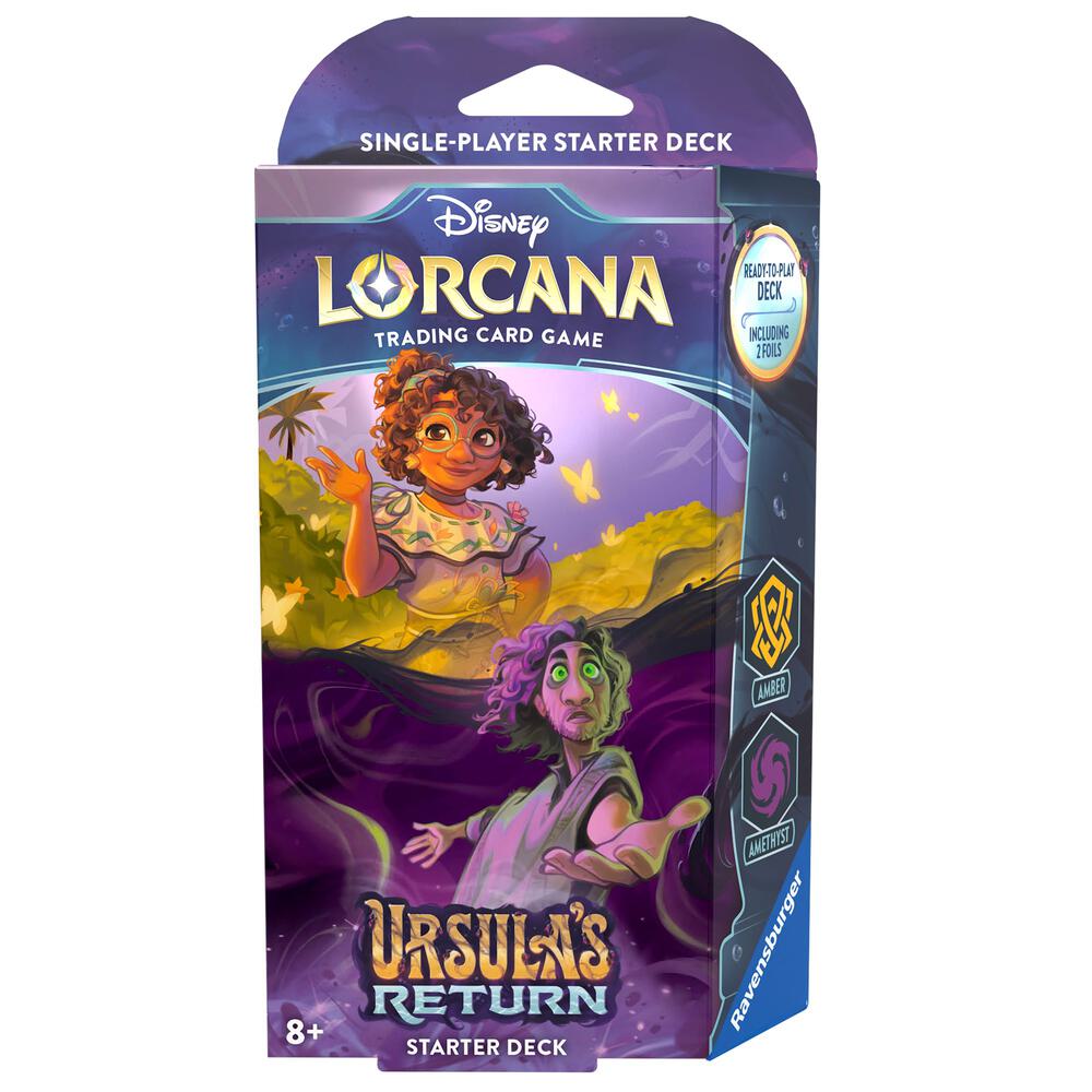 Disney Lorcana Ursulas Return Ursulas Return Starter Deck Amber and Amethyst deck product