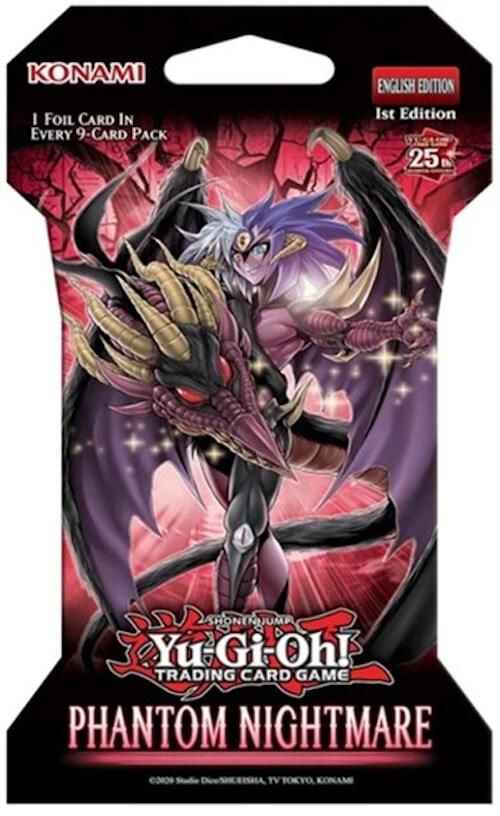 Yu-Gi-Oh! TCG Phantom Nightmare Phantom Nightmare Sleeved Booster Pack 1st Edition booster pack