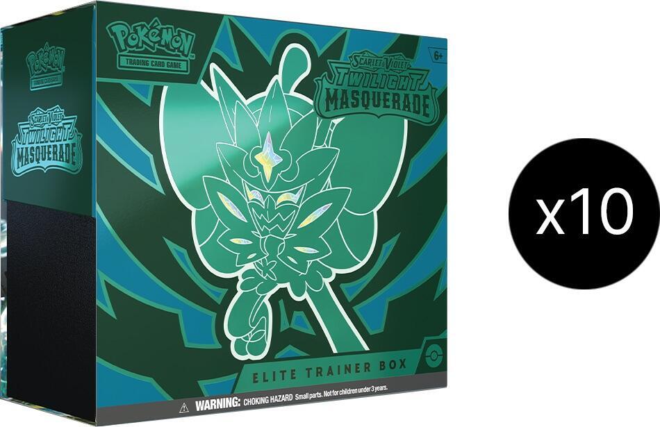 Pokemon TCG Twilight Masquerade Twilight Masquerade Elite Trainer Box Case sealed box