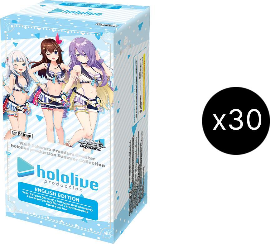 Weiss Schwarz hololive production Summer Collection Premium Booster hololive production Summer Collection Premium Booster Box Case sealed box