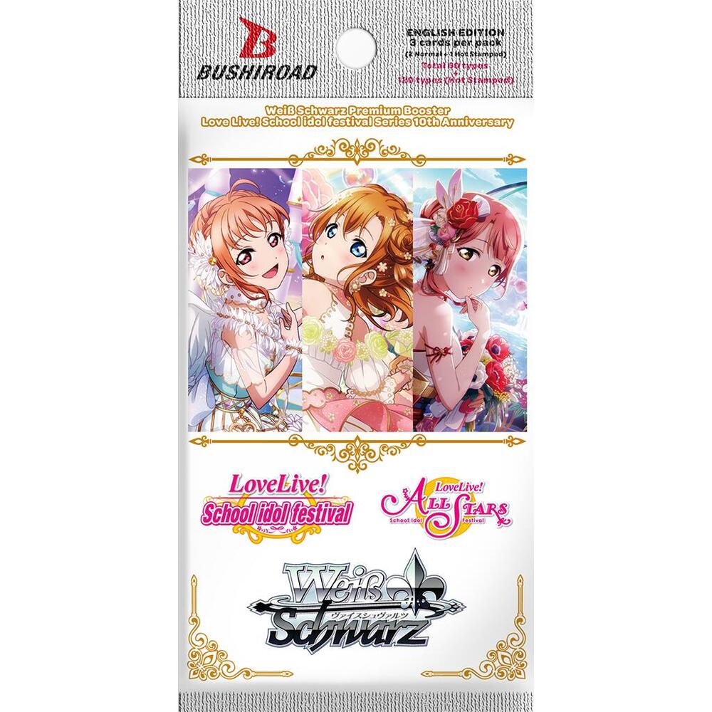 Weiss Schwarz Love Live School Idol Festival Series 10th Anniversary Premium Booster Love Live School Idol Festival Series 10th Anniversary Premium Booster Pack booster pack
