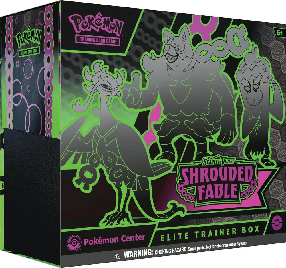Pokemon TCG Shrouded Fable Shrouded Fable Pokemon Center Elite Trainer Box Exclusive sealed box