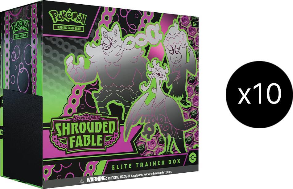 Pokemon TCG Shrouded Fable Shrouded Fable Elite Trainer Box Case sealed box