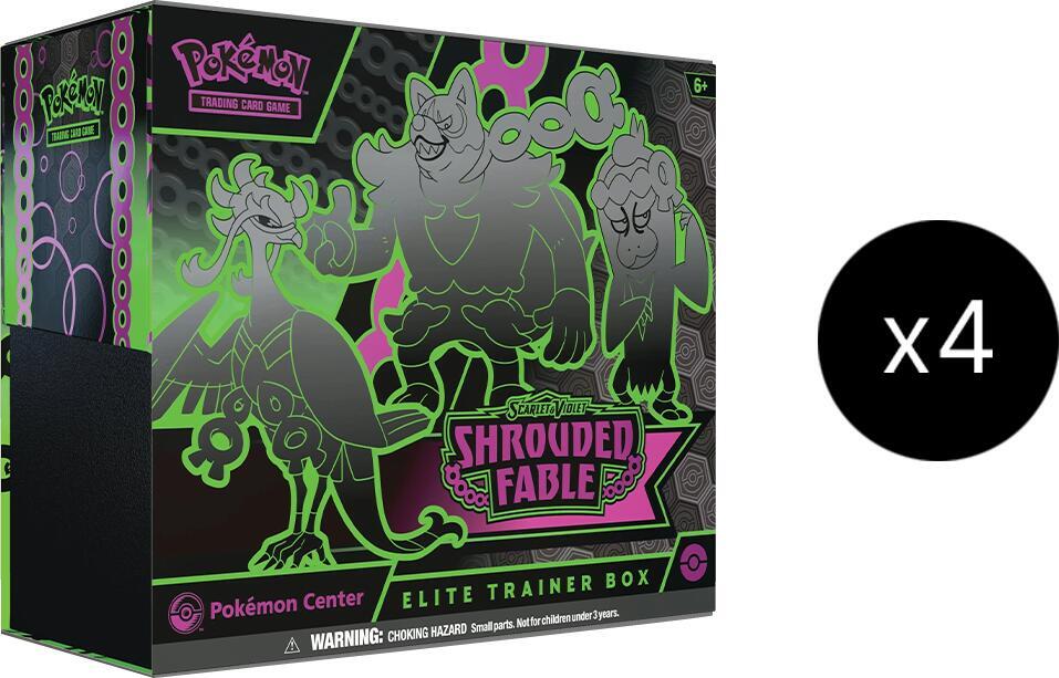 Pokemon TCG Shrouded Fable Shrouded Fable Pokemon Center Elite Trainer Box Exclusive Case sealed box