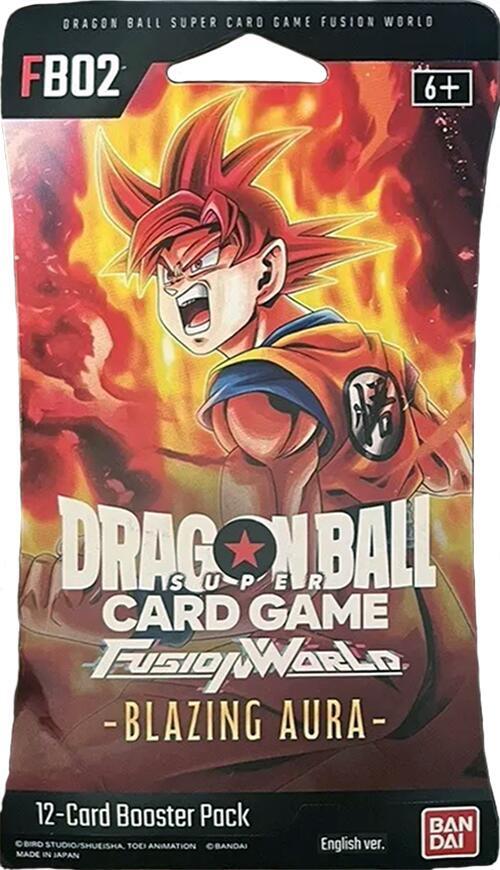 Dragon Ball Super Card Game Blazing Aura Blazing Aura Sleeved Booster Pack Son Goku Awakened booster pack