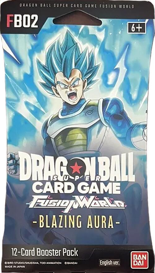 Dragon Ball Super Card Game Blazing Aura Blazing Aura Sleeved Booster Pack Vegeta Awakened booster pack