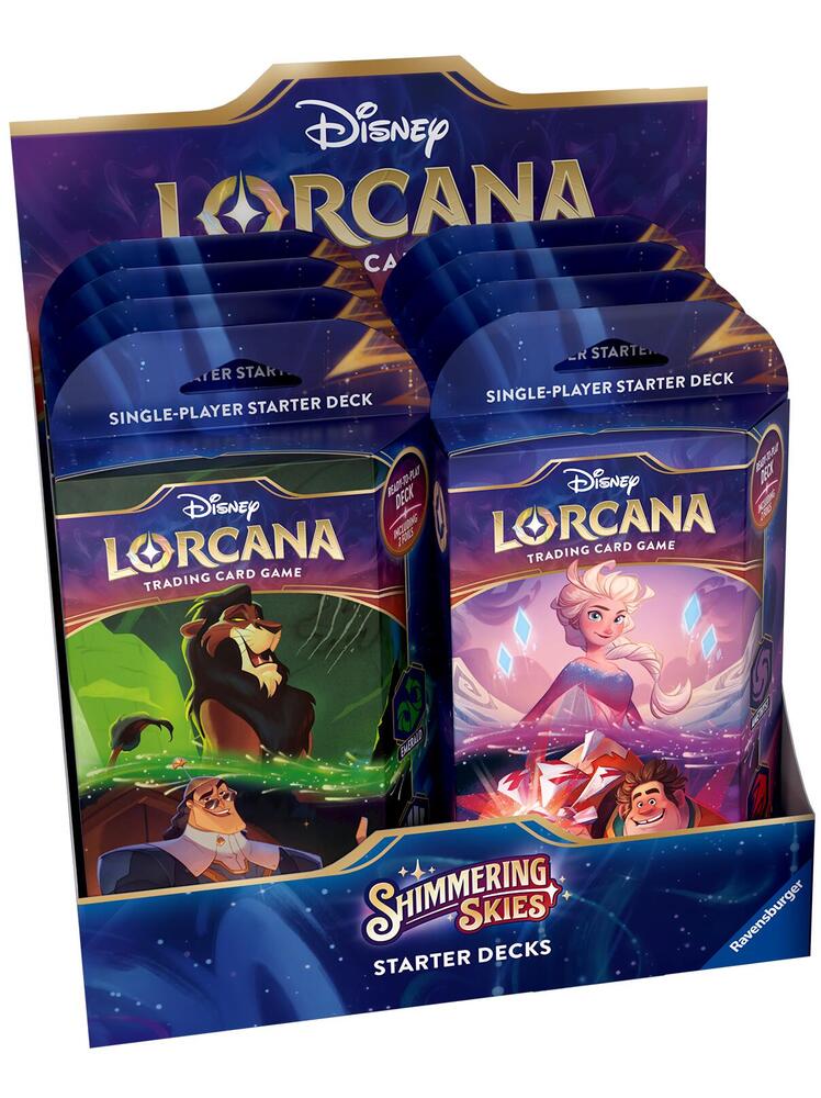 Disney Lorcana Shimmering Skies Shimmering Skies Starter Deck Display deck product
