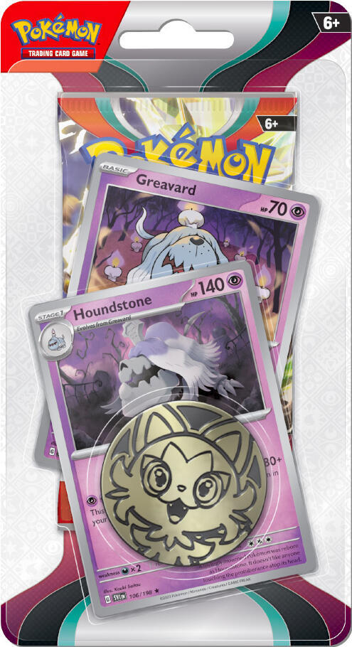 Pokemon TCG Obsidian Flames Obsidian Flames Single Blister Pack Houndstone booster pack