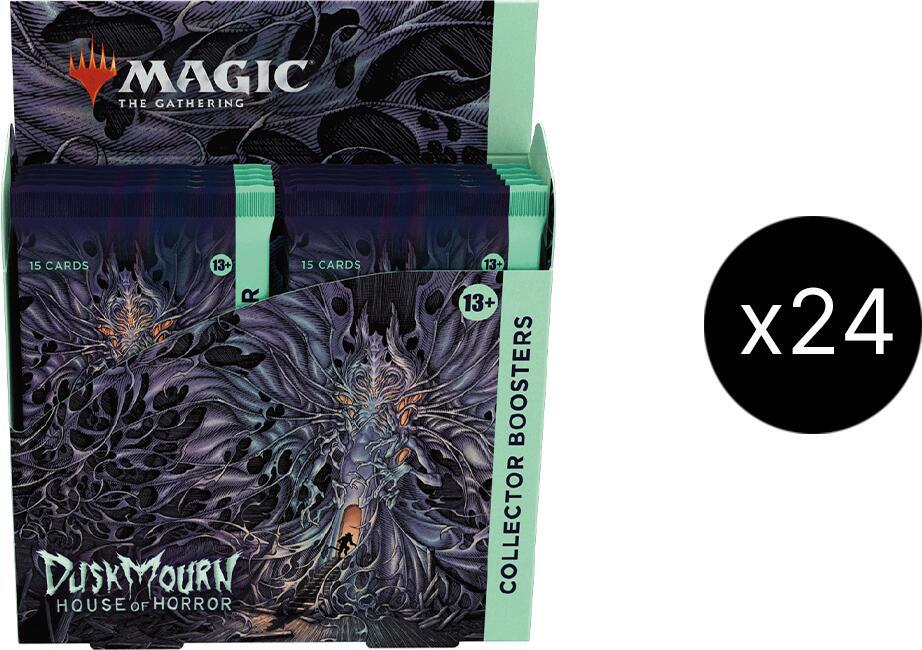 Magic the Gathering Duskmourn House of Horror Duskmourn House of Horror Collector Booster Display Master Case sealed box