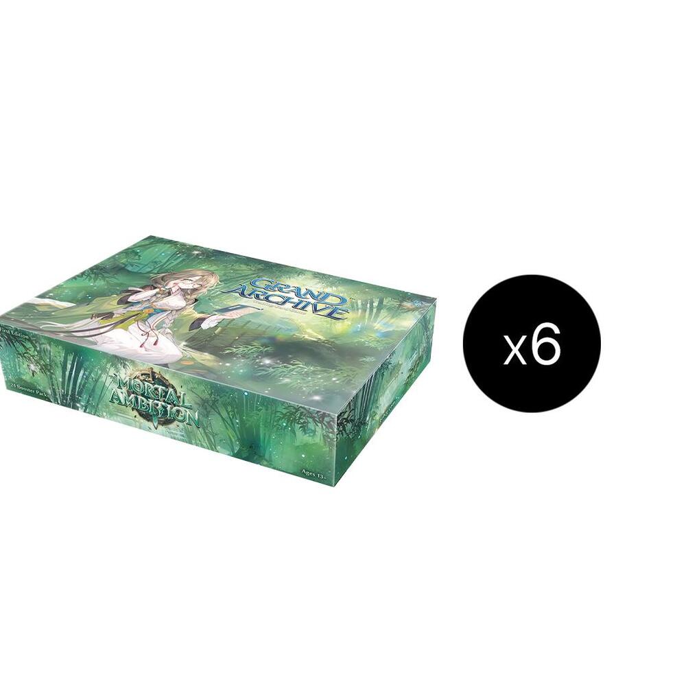 Grand Archive TCG Mortal Ambition Mortal Ambition 1st Edition Booster Box Case sealed box