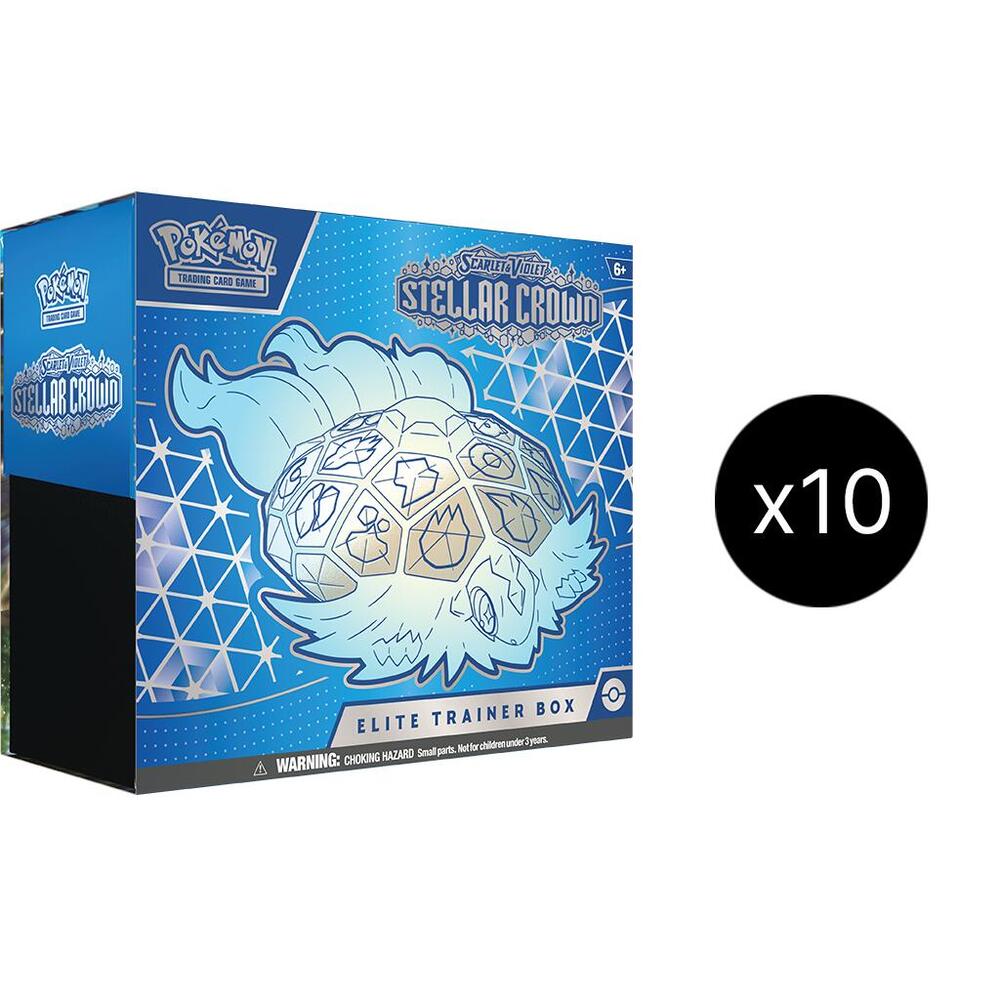 Pokemon TCG Stellar Crown Stellar Crown Elite Trainer Box Case sealed box