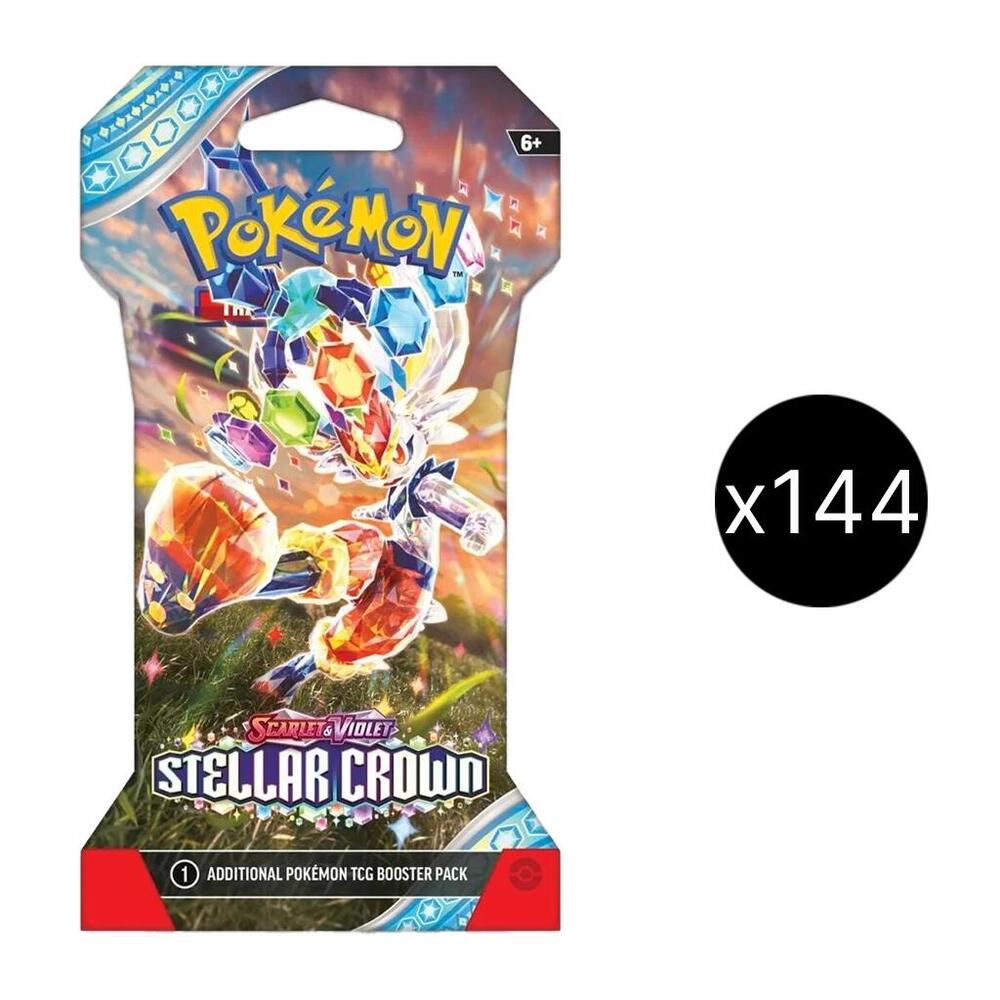 Pokemon TCG Stellar Crown Stellar Crown Sleeved Booster Master Carton booster pack