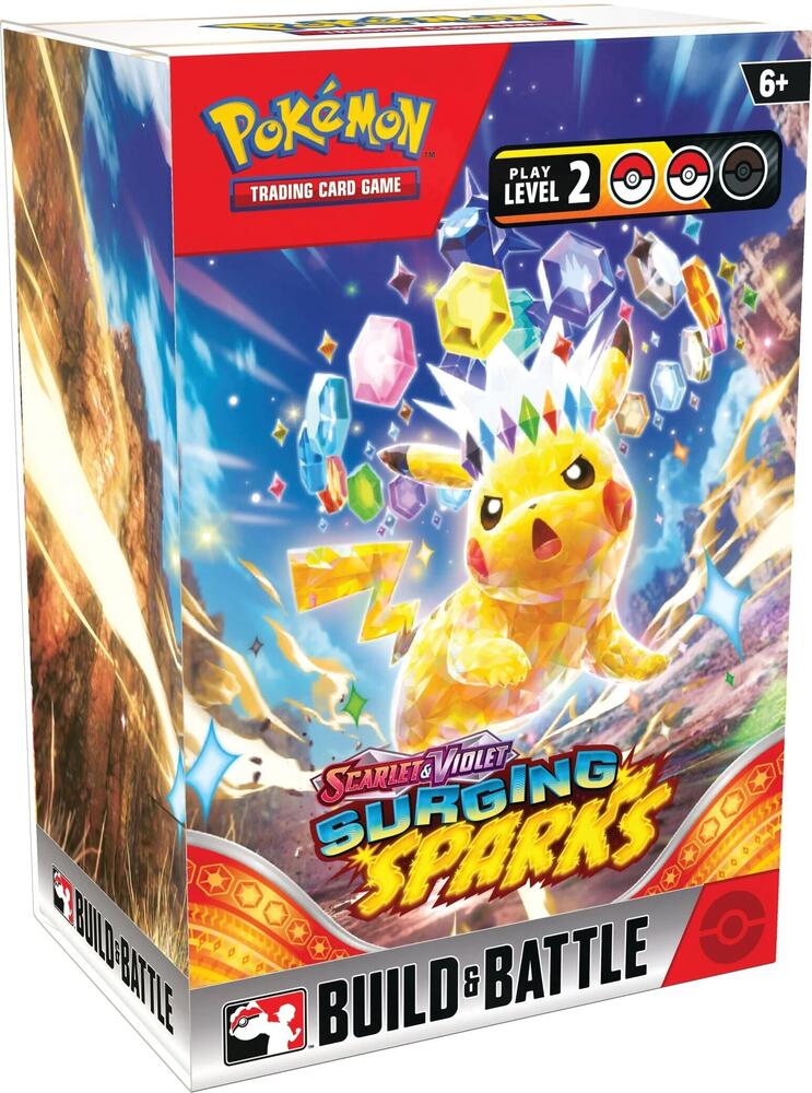 Pokemon TCG Surging Sparks Surging Sparks Build and Battle Box sealed box