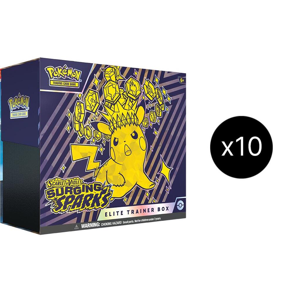 Pokemon TCG Surging Sparks Surging Sparks Elite Trainer Box Case sealed box