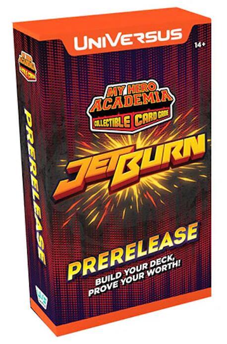 UniVersus Card Game My Hero Academia My Hero Academia Jet Burn Prerelease Pack booster pack