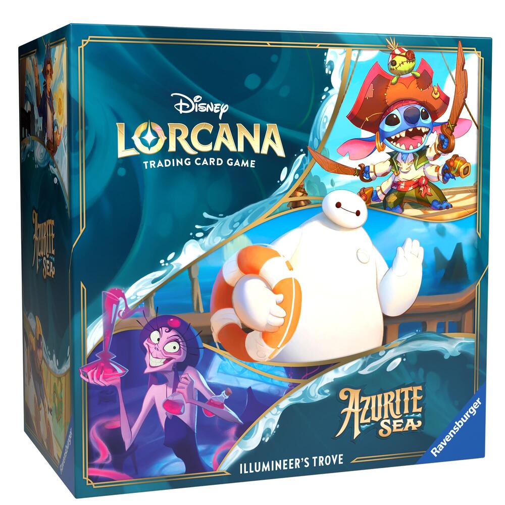 Disney Lorcana Azurite Sea Azurite Sea Illumineers Trove sealed box