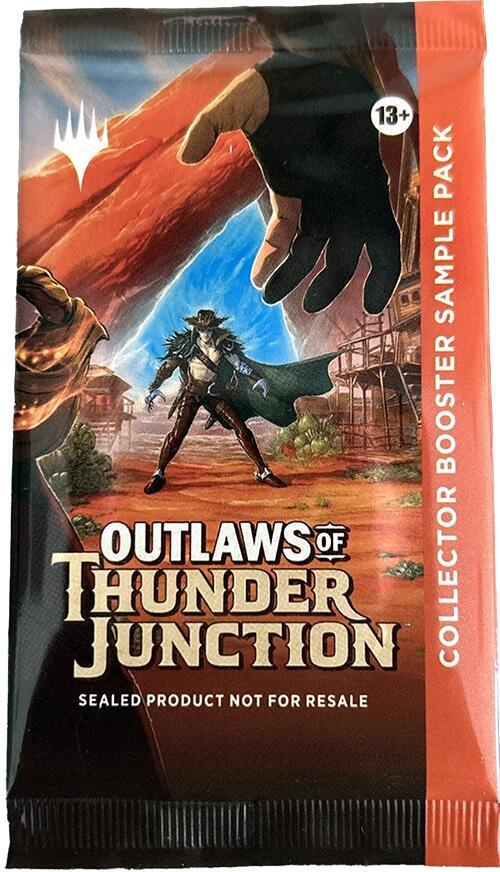 Magic the Gathering Outlaws of Thunder Junction Outlaws of Thunder Junction Collector Booster Sample Pack booster pack