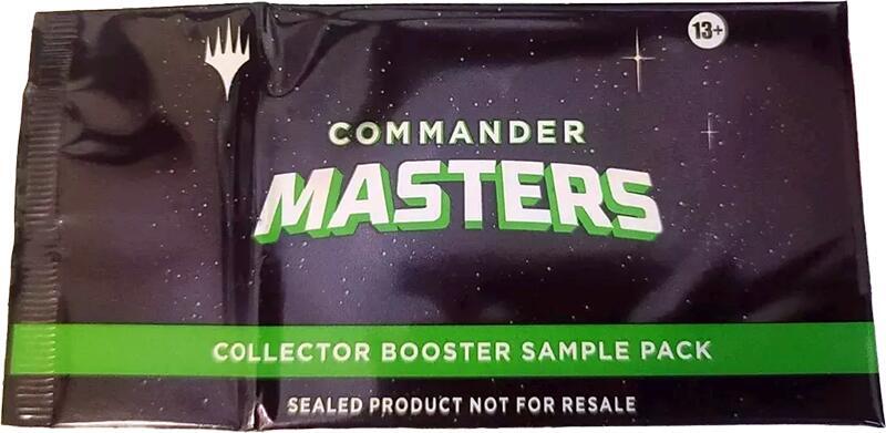 Magic the Gathering Commander Masters Commander Masters Collector Booster Sample Pack booster pack